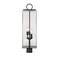 Z-Lite Sana 3 Light Outdoor Post Mount Fixture, Black And Seedy 592PHBR-BK - alternate 3